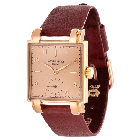 rose gold 1940 patek philippe square case|Patek Philippe Vintage .